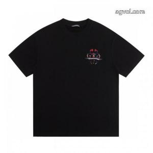 クロムハーツ CHROME HEARTS2026 ss新作刺繍カップルカジュアル半袖Tシャツ