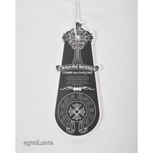 CHROME HEARTS胸元十字架サンスクリット真空刺繍ロゴアルファベット男女同型長袖Tシャツ