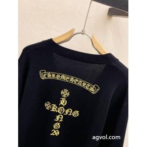 CHROME HEARTS2026秋冬定番シンプルエアリーカーディガンボトムニット