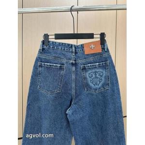 CHROME HEARTS2026新型斜め掛けプリントジーンズ