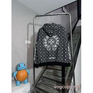 Chromehearts-クロウハートプリントクロスフラワーキャップコート