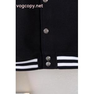 CHROME HEARTS男女カップルの重ポンドウール刺繍野球服ジャケット