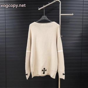 CHROME HEARTSクロスファーのロゴで古いバリのロングセーターを作る