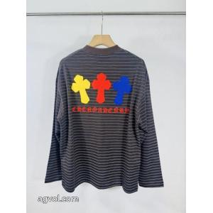 長袖Tシャツ秋冬の流行りトップス 国内正規品送料無料 お手頃価格で人気商品CHROME HEARTSスーパー コピー 安心