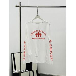 偽 ブランド長袖Tシャツ超人気美品 新品人気上昇 旬スタイルに早変わり!CHROME HEARTS
