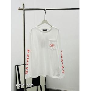 偽 ブランド長袖Tシャツ超人気美品 新品人気上昇 旬スタイルに早変わり!CHROME HEARTS