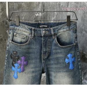 希少価値大 大人気希少！ 永遠の定番ブランド コピー 販売ジーンズCHROME HEARTS