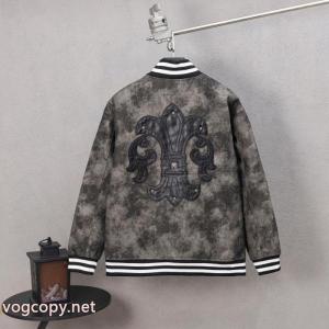 ブランド 偽物爽やかマルチ 即発送可 爆発的人気ジャケットCHROME HEARTS