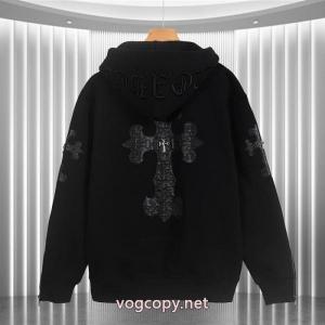 今季爆発的な人気定番商品 限定モデル 日本で完売続出CHROME HEARTSパーカーコピー ブランド 優良