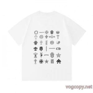 CHROME HEARTSブランド コピー 専門Tシャツ限定版プリント 人気商品限定セール 人気新作
