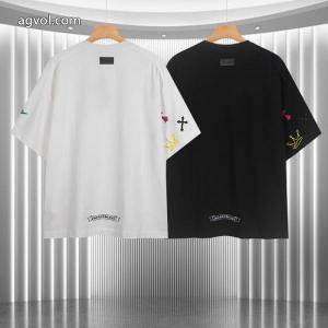 ブランド フェイクCHROME HEARTS半袖Tシャツ限定セール最新作 人気定番大人気 限定特価