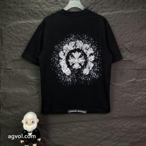 半袖Tシャツ偽 ブランド 通販品質保証最新作 岩ちゃん愛用 HOT送料無料CHROME HEARTS