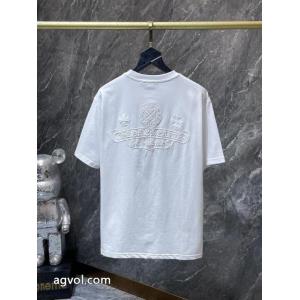 お買得セール 目前の注目ブランド 最安値間違いなし半袖TシャツCHROME HEARTSブランド 偽物 通販