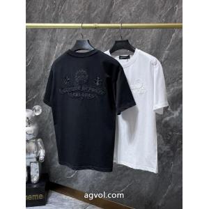 お買得セール 目前の注目ブランド 最安値間違いなし半袖TシャツCHROME HEARTSブランド 偽物 通販