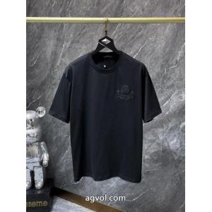 お買得セール 目前の注目ブランド 最安値間違いなし半袖TシャツCHROME HEARTSブランド 偽物 通販