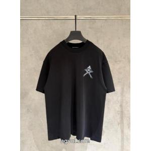 2026スーパーコピー暖かさに可愛さもプラス 着こなし自在 今年大流行CHROME HEARTS半袖Tシャツ