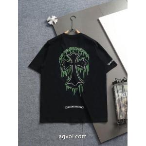 お洒落新作 コスパ最強 特別人気感謝SALEスーパー コピー 安心半袖TシャツCHROME HEARTS