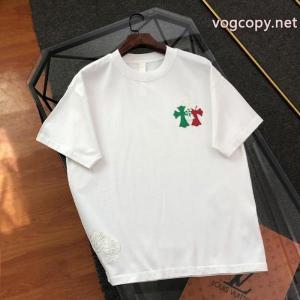 ブランド コピー 通販絶対欲しい 毎年大人気商品 ユニークなデザイン半袖TシャツCHROME HEARTS