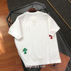 ブランド コピー 通販絶対欲しい 毎年大人気商品 ユニークなデザイン半袖TシャツCHROME HEARTS