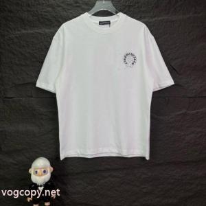 話題沸騰 円高還元Sale 流行の最前線偽物 ブランド 激安半袖TシャツCHROME HEARTS