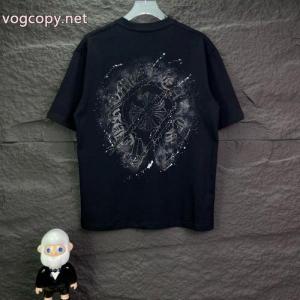 話題沸騰 円高還元Sale 流行の最前線偽物 ブランド 激安半袖TシャツCHROME HEARTS