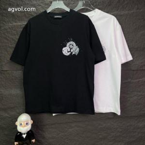 半袖TシャツCHROME HEARTS清涼感 高品質で綺麗 上品な光沢感ブランド 激安