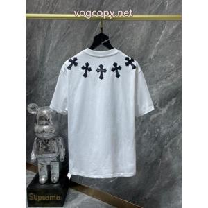 最新☆大人気☆話題沸騰 レビュー高い 長くご愛用できるCHROME HEARTSブランド コピー 品半袖Tシャツ
