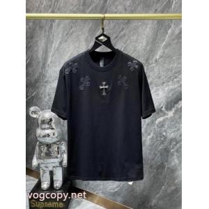 最新☆大人気☆話題沸騰 レビュー高い 長くご愛用できるCHROME HEARTSブランド コピー 品半袖Tシャツ