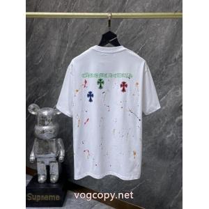 コピー ブランド 販売CHROME HEARTSギフトにオススメ 肌触り最高 豊富な色揃え半袖Tシャツ