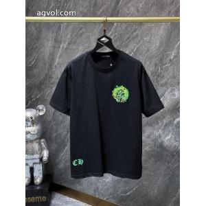 オススメ新作 存在感のある  優しい印象半袖TシャツCHROME HEARTSスーパー コピー 通販