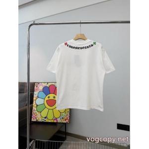 CHROME HEARTSおしゃれ上級者に着 ラグジュアリーな雰囲気 魅力をプラス半袖Tシャツブランド スーパー コピー 優良店