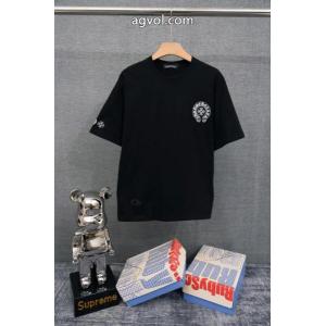 オススメアイテム 人気セール大人気 2026年最新人気CHROME HEARTSブランド コピー半袖Tシャツ