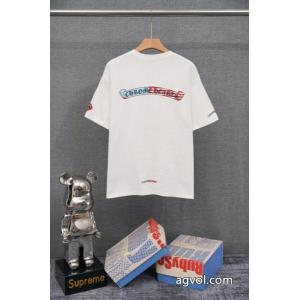 視線を集めて 大人の色味  新作日本未入荷半袖TシャツCHROME HEARTSコピー ブランド 販売
