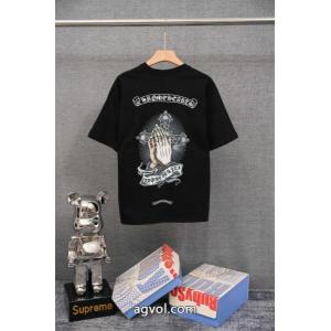 流行の最前線 超定番人気 マストアイテム新入荷半袖Tシャツスーパー コピーCHROME HEARTS
