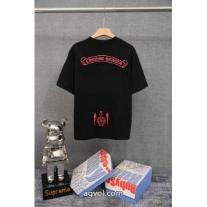 人気定番得価 お得HOT 2026に大注目のカラーコピー ブランド 販売CHROME HEARTS半袖Tシャツ