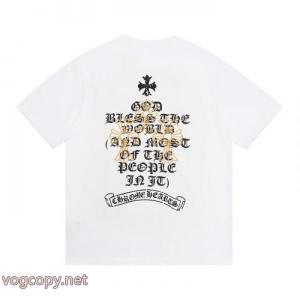 CHROME HEARTS偽 ブランド 購入即発送可能 肌触りが良い お洒落な印象半袖Tシャツ