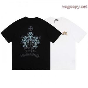 CHROME HEARTS偽 ブランド 購入即発送可能 肌触りが良い お洒落な印象半袖Tシャツ