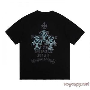 CHROME HEARTS偽 ブランド 購入即発送可能 肌触りが良い お洒落な印象半袖Tシャツ
