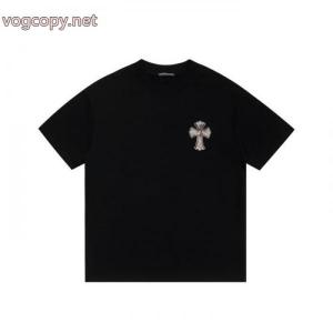 オシャレ度アップ 稀少*新品登場 新色登場ブランド コピー 通販CHROME HEARTS半袖Tシャツ