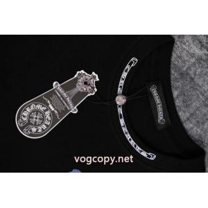 偽物 ブランド 販売オシャレ度アップ 高級感が溢れた サラサラの着心地半袖TシャツCHROME HEARTS