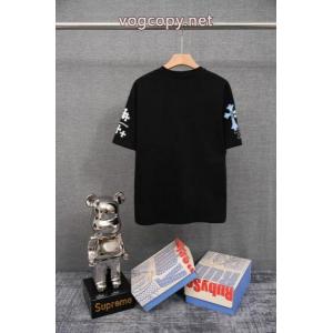 偽物 ブランド 販売オシャレ度アップ 高級感が溢れた サラサラの着心地半袖TシャツCHROME HEARTS