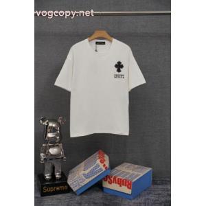 コピー ブランド 優良半袖TシャツCHROME HEARTS気分がアガる 快適な着心地 カラー豊富