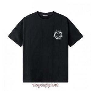 価格帯が魅力的 2026SS大人OK 耐久性のあるコピー 品 販売CHROME HEARTS半袖Tシャツ