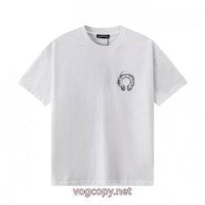 価格帯が魅力的 2026SS大人OK 耐久性のあるコピー 品 販売CHROME HEARTS半袖Tシャツ