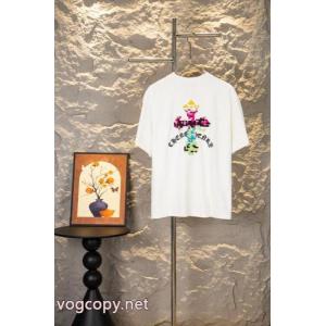 SALE! 海外大人気 最新でおしゃれなブランド コピー バックCHROME HEARTS半袖Tシャツ