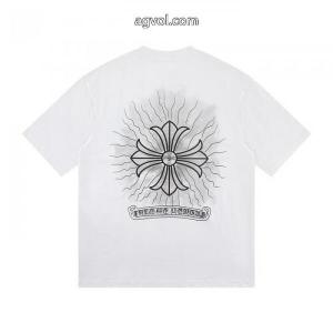 大容量 数量限定奇跡の入荷 2026大人気アイテム偽 ブランド半袖TシャツCHROME HEARTS