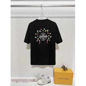 CHROME HEARTSブランド コピー 着払い超おしゃれ 2026一番最高人気 新色入荷半袖Tシャツ