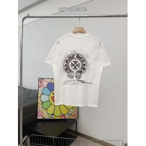 クロムハーツ偽 ブランド 通販半袖Tシャツ個性派  無機質さが魅力 限定品