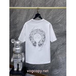 最新トレンドファッション新着 驚きの破格値新品 女らしい半袖TシャツCHROME HEARTSブランド コピー 激安
