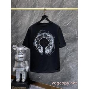 最新トレンドファッション新着 驚きの破格値新品 女らしい半袖TシャツCHROME HEARTSブランド コピー 激安